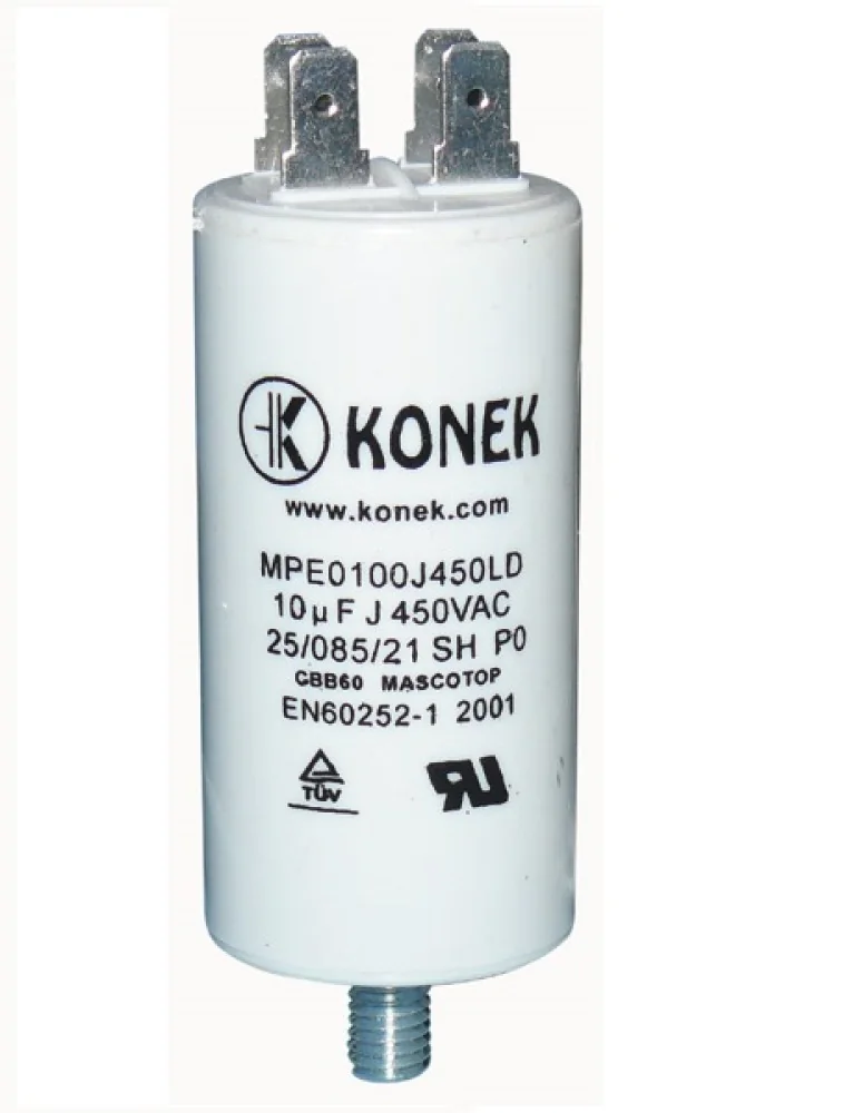 VARIOS Capacitor Marcha Constante 10MFD 450V - Energy Cap / Mex 10MFDMEX