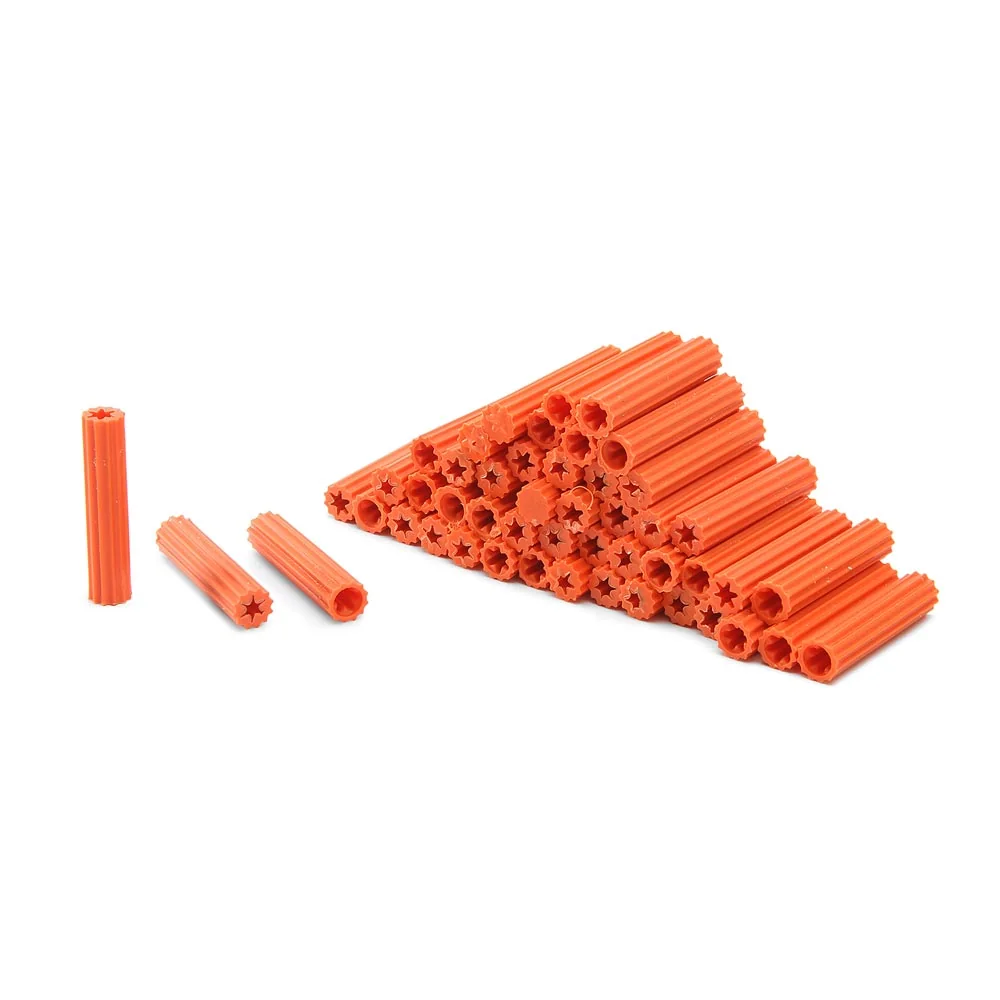VARIOS Tarugo De PVC Naranja + Autorroscante VARIOS Tarugo De PVC Naranja + Autorroscante BC000871